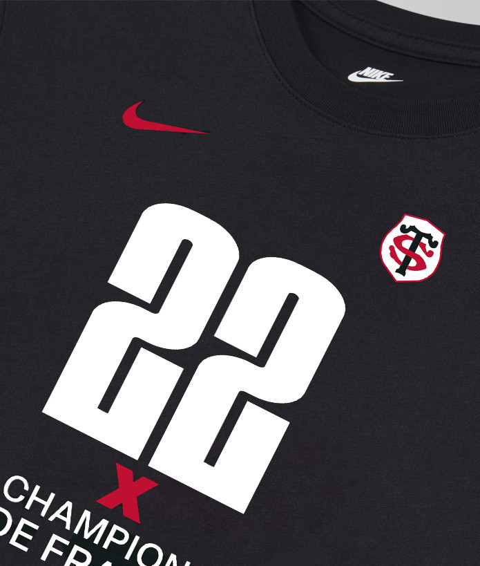 T-shirt Homme Nike 22x Champions Stade Toulousain 2