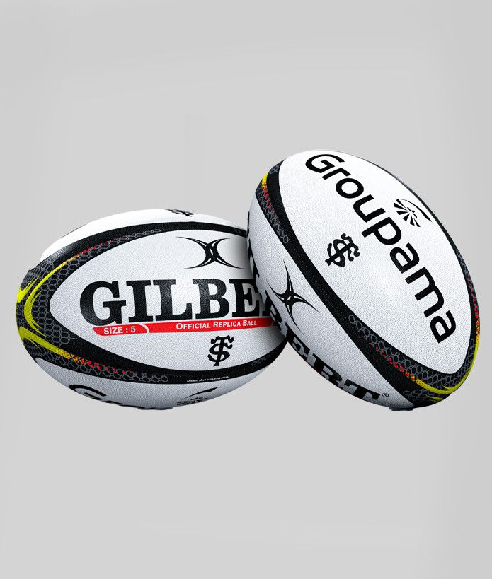 Ballon rugby replica Stade Toulousain Taille 2 / Gilbert