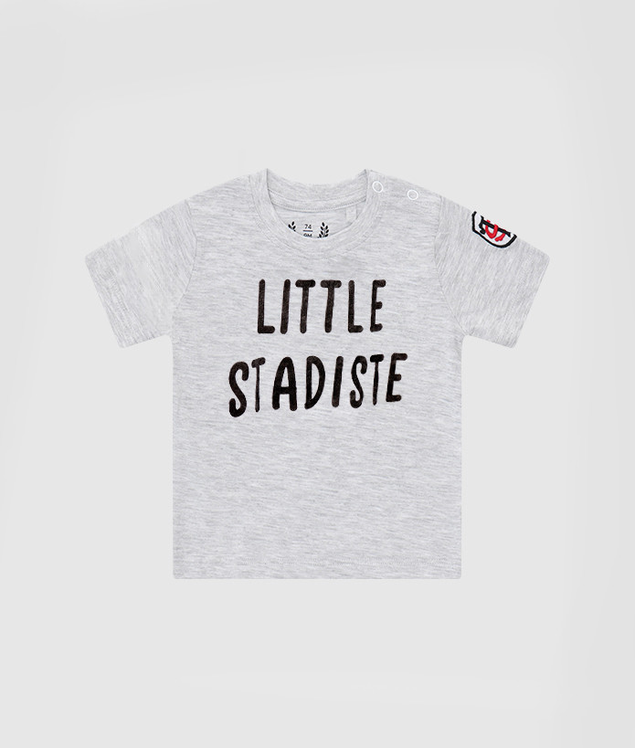 T-shirt Bébé Little Stadiste Stade Toulousain gris 1