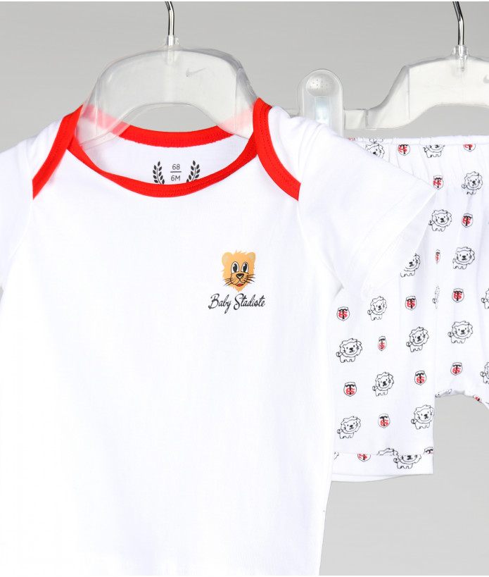 Ensemble Short & T-shirt Baby Stadiste Bébé Stade Toulousain 2
