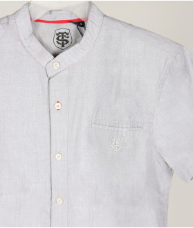 Chemise Homme Col Mao Chambray Stade Toulousain 2