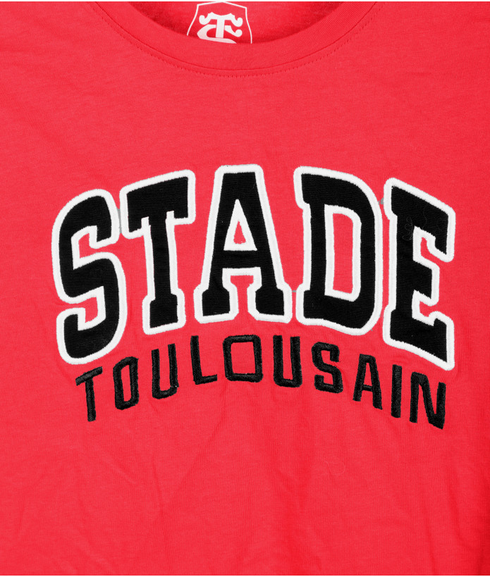 T-shirt Enfant Varsity College Stade Toulousain rouge 2
