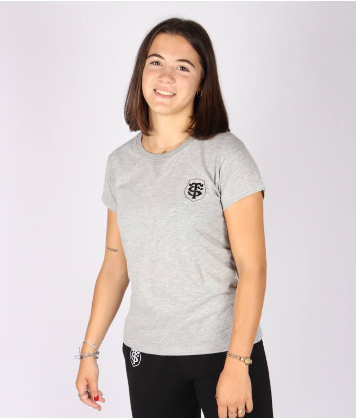 T-shirt Femme Teestade Stade Toulousain gris 4