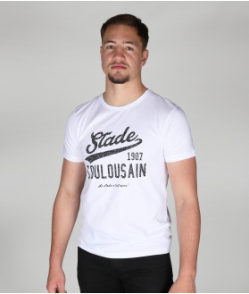 T-Shirt Manches Courtes Homme Brave Stade Toulousain blanc 1