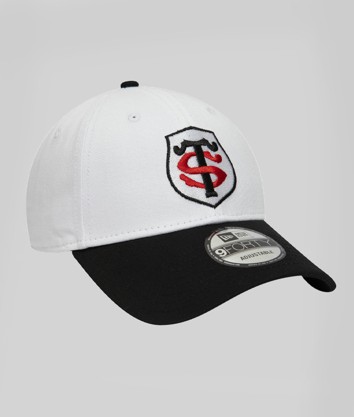Casquette Unisexe New Era Essential 9FORTY Stade Toulousain blanche 4