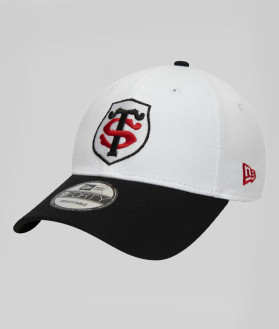 Casquette Unisexe New Era Essential 9FORTY Stade Toulousain blanche 1