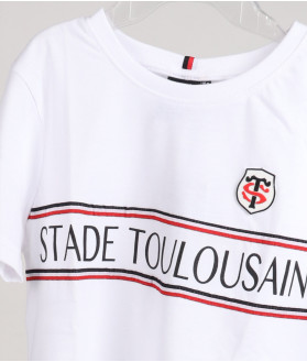 T-shirt Enfant Cardinal Stade Toulousain blanc 2